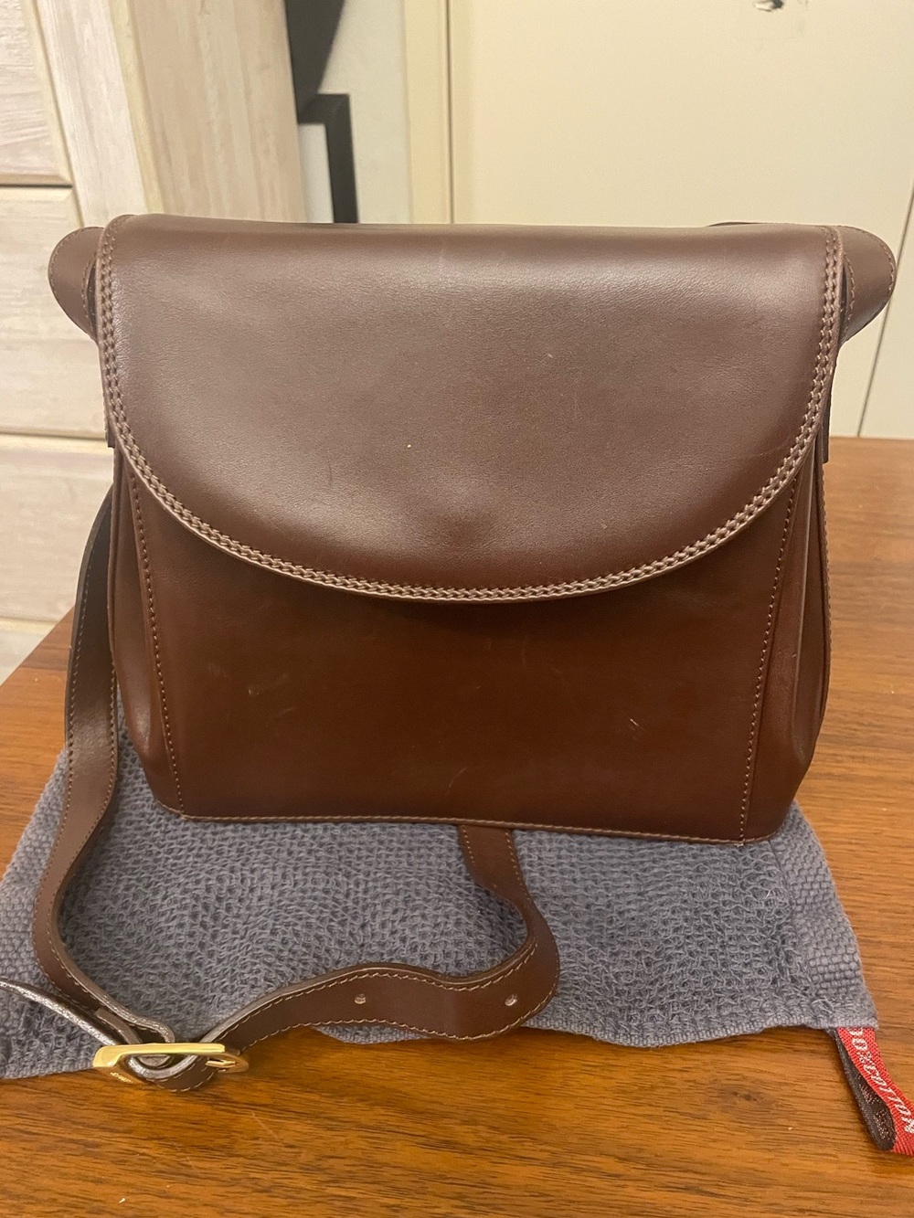 Vintage chocolate Brown Bally Crossbody